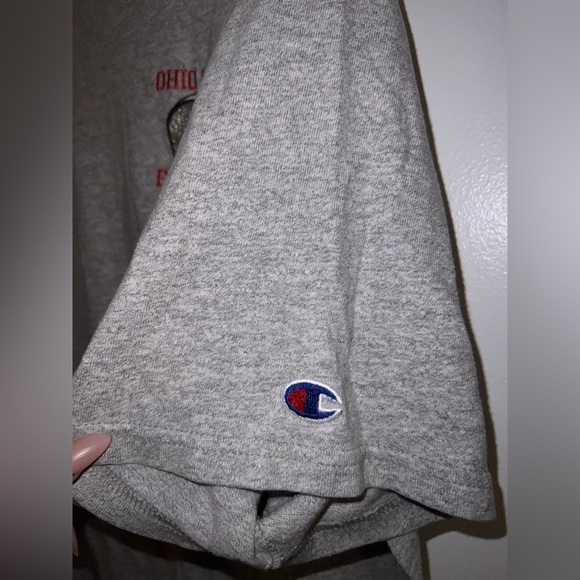 Unisex Ohio State Buckeyes Football T-Shirt Grey - Picture 2 of 3